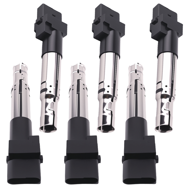 6PCS Ignition Coil Pack fit for VW Eos Passat A3 2006-2008 UF531 UF556 C1466-9