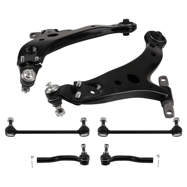 Front Lower Control Arm Tie Rods Sway Bar End Link fit for Toyota Avalon Camry 12-17-9