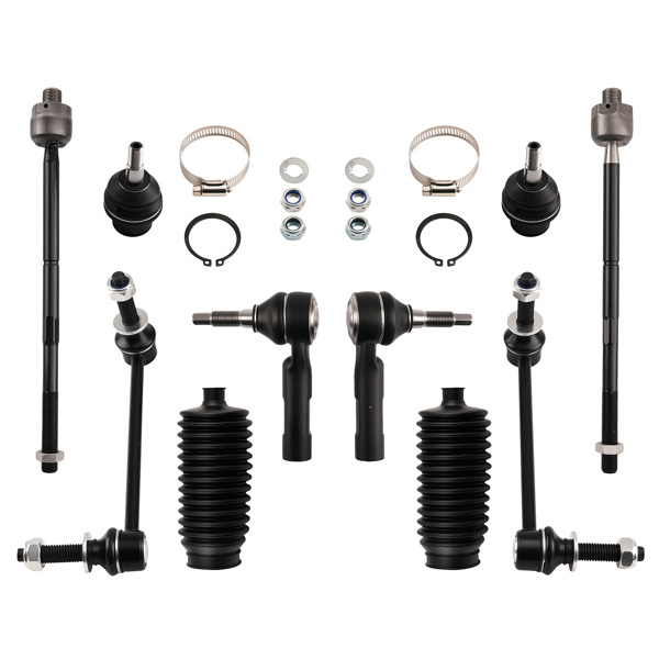 12x Front Upper Suspension Control Arm +Tie Rod fit for RWD Charger Magnum 2005-2010-4