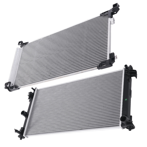Aluminum Radiator & AC Condenser fit for Toyota Corolla Apex 2.0L 2019-2022 13825-9