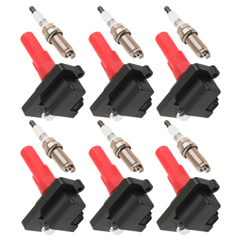 6PCS Ignition Coils & Spark Plug fit for Subaru Legacy Outback 3.6L 2010-2014 UF666