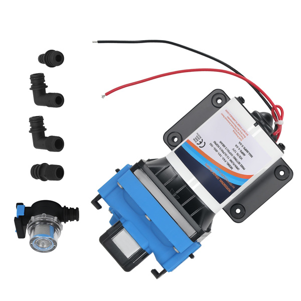 Diaphragm Water Pump fit for RV Marine Yacht 3.5GPM Agricultural Irrigation Car Wash-9