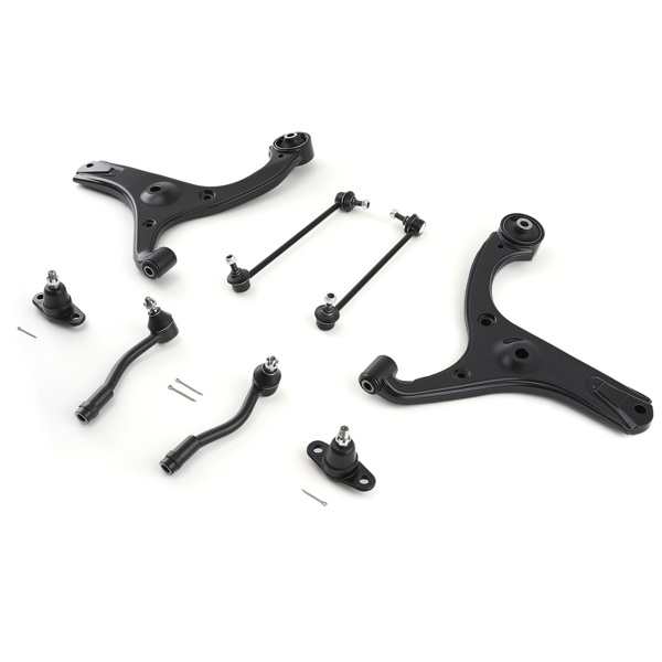 8PCS Front Lower Control Arm Ball Joint Sway Bar fit for Hyundai Accent 2006-2011-9