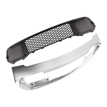 Chrome Bumper Grill Bezel & Bumper Grille Kit fit for Jeep Grand Cherokee 2017-2022