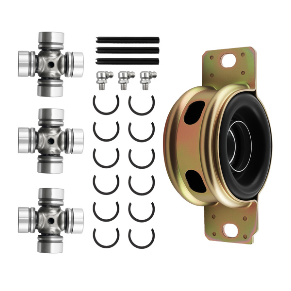 Propeller Shaft Bearing Carrier & U-joints fit for Polaris Ranger RZR 570 900 1000-9