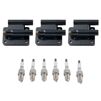 3x Ignition Coil + 6 Spark Plug fit for Dodge Stealth Montero 3.0L V6 91-96 88921259