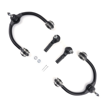 4x Front Upper Control Arms Tie Rods fit for 05 - 10 Jeep Commander Grand Cherokee