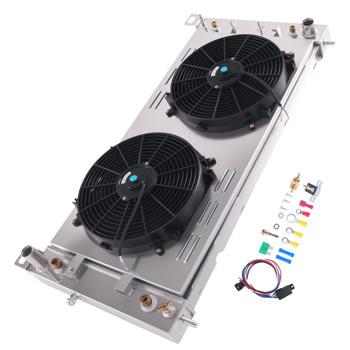 3-Row Radiator Shroud Fan fit for Chevy Suburban Tahoe 4.8L 5.3L 6.0L V8 2000-2011