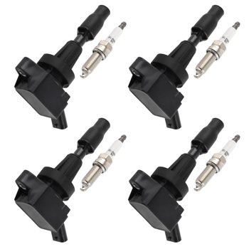 4 Ignition Coils & Spark Plugs fit for Hyundai Kia Forte Forte5 Optima Soul 1.6L L4