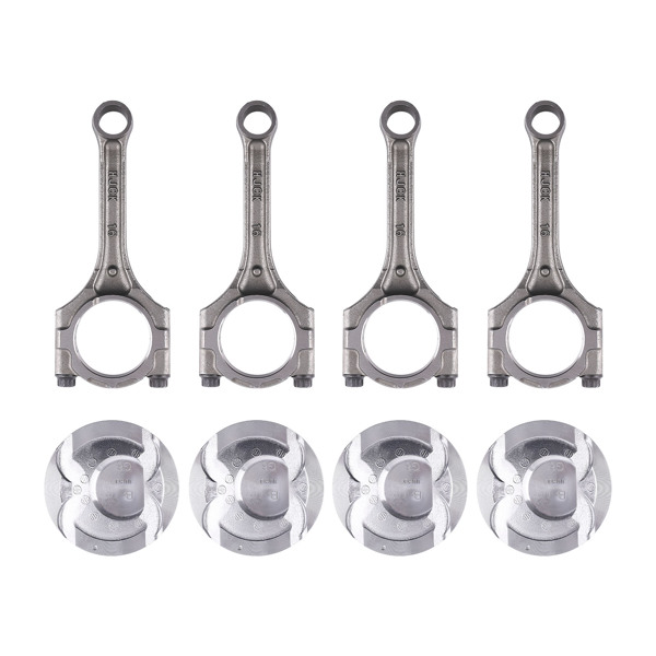 4Set Connecting Rod & Piston Kit fit for Hyundai Kia Accent Rio 1.6L DOHC 12-2016-8