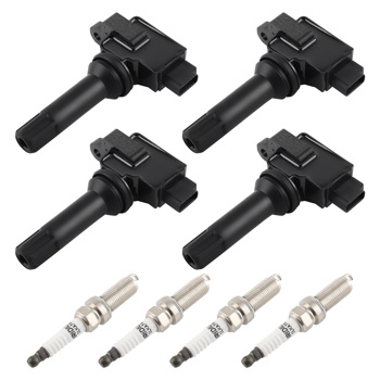 4PCS Ignition Coils & 4PCS Spark Plugs Set fit for Subaru Impreza 2.0L H4 New