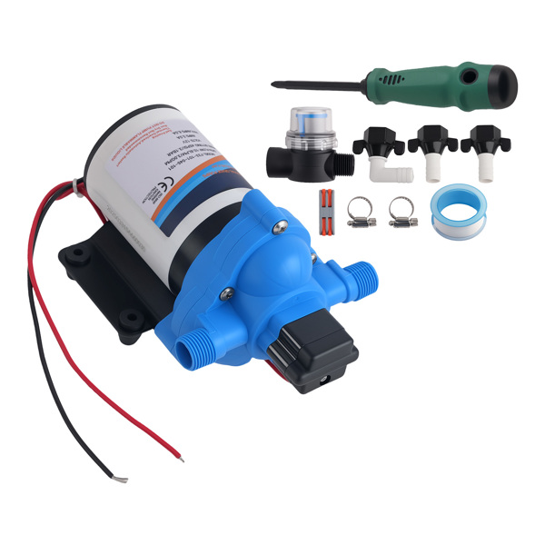Diaphragm Pump Water Pump fit for RV Agricultural 2088-554-144 3.5GPM 12V 45PSI-9