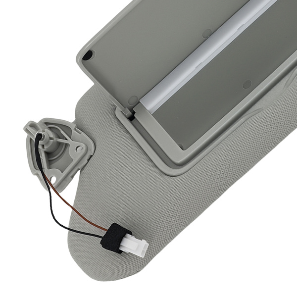 Driver Side Sun Visor w/ Light fit for Nissan Altima 13-18 96401-3TA2A Gray UV-7