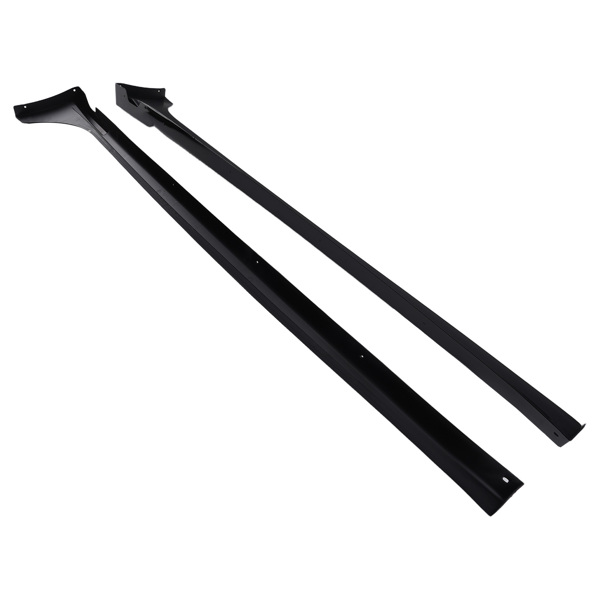 Side Skirts Extension Panel Lip fit for Honda Civic MC FE180JDM 22-2025 Gloss Black-7