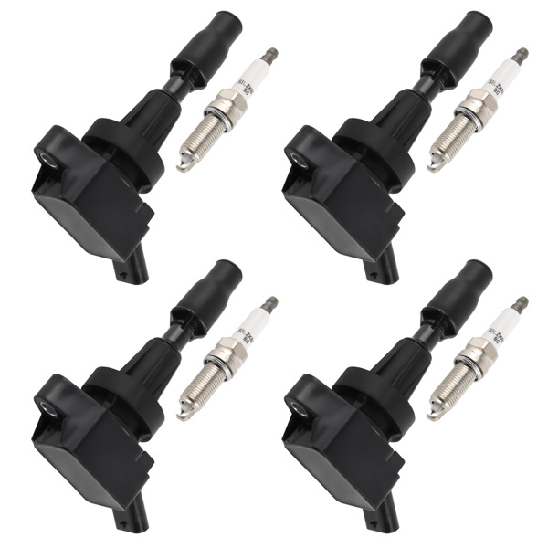4 Ignition Coils & Spark Plugs fit for Hyundai Kia Forte Forte5 Optima Soul 1.6L L4-9
