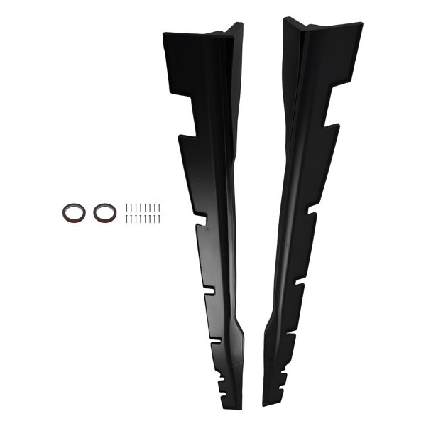 ABS Matte Black Side Skirt Panel Kit fit for Dodge Charger 2015-2023 Extension-9