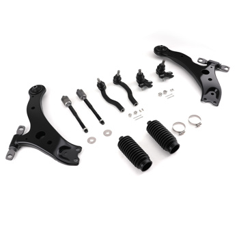 10pcs Front Lower Control Arm +Tie Rod End Boots fit for Lexus ES330 Camry 2004-2006