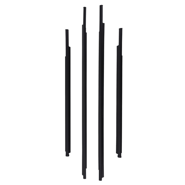 4PC Window Weatherstrip Moulding Trim Seal Belt fit for Toyota Yaris Sedan 2007~2016-9