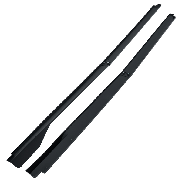 Body Extension Kit Side Panel fit for Toyota Camry 18-24 Gloss Black ABS Skirt 2PCS-2