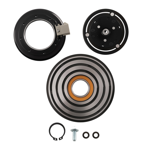 AC Compressor Clutch Kit Pulley Coil Plate fit for Ford F650 F750 6.0L  2006-2007-9