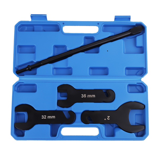 8PCS Pneumatic Fan Clutch Wrench, 43300 Removal Tool Kit fit for Ford, GM, Chrysler-1