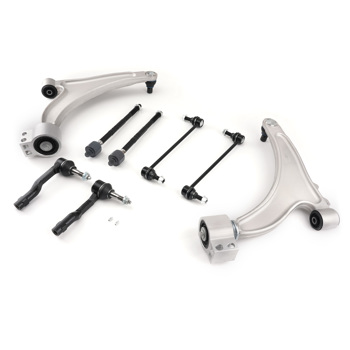 Front Lower Control Arms w/Ball Joint Tie Rods fit for Chevy Malibu 2013 2014 2015