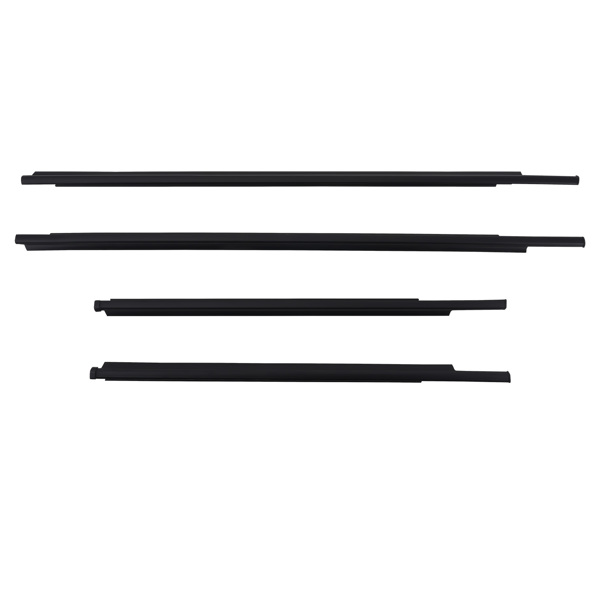 4PC Window Weatherstrip Moulding Trim Seal Belt fit for Toyota Yaris Sedan 2007~2016-5