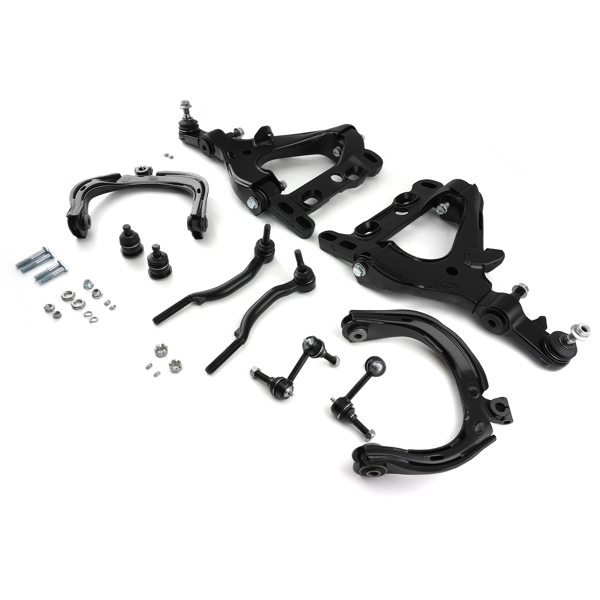 10x Front Upper & Lower Control Arms Kit fit for 2002-2003 Chevy Trailblazer Envoy-9