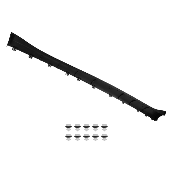 Right Panel Extension Lip Side fit for Tesla Model Y 2020-23 1497744-00-B Black-9