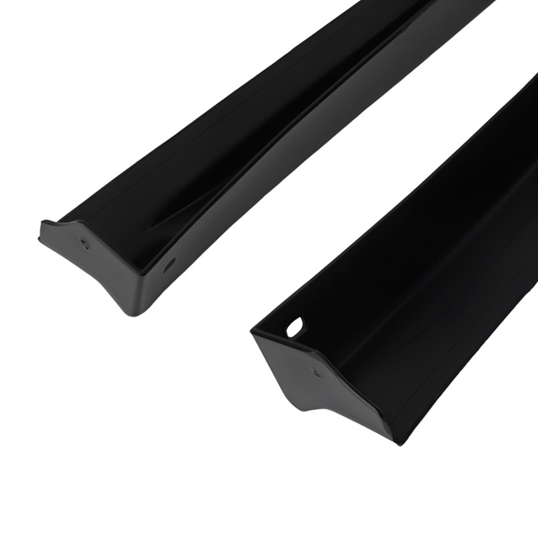 Side Skirts Extension Panel Lip fit for Honda Civic MC FE180JDM 22-2025 Gloss Black-4