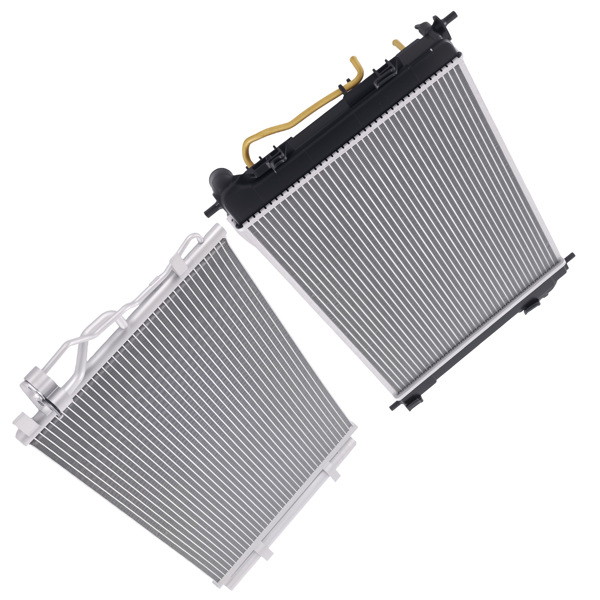 Coolant Radiator & AC Condenser fit for Hyundai Elantra GT 2016-2017 CU13412-9