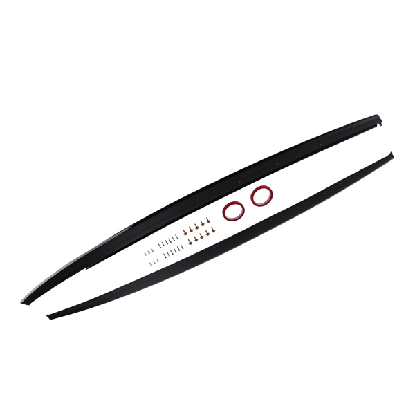 ABS Side Skirt Extension Panel fit for BMW F30 F31 3-Series M Sport 12-18 Black-9