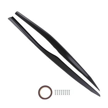 Side Extension Panel Kit fit for Chevy Corvette C7 Z06 Stingray 2014-2019 Black ABS