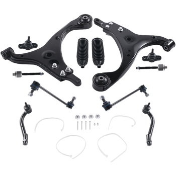 Front Lower Suspension Control Arm + Sway Bar End Link fit for 07-12 Hyundai Elantra
