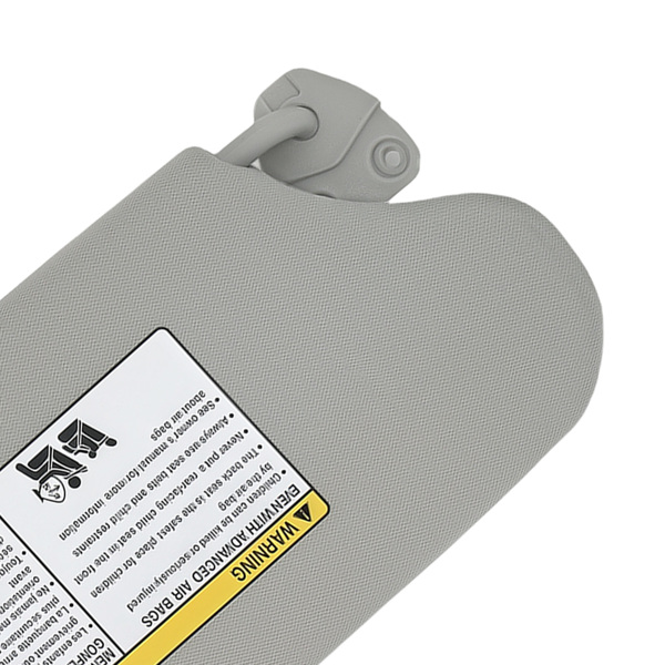 Driver Side Sun Visor w/ Light fit for Nissan Altima 13-18 96401-3TA2A Gray UV-3