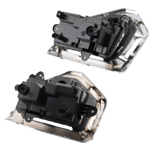 Pair Fog Lights Lamps fit for GMC Sierra 1500 Denali 2019-2022 W/ Bezels LH+RH-2