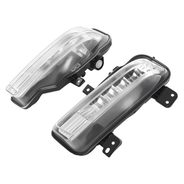 Left+Right Side Fog Light fit for Ford Explorer 2020 2021 2022 2023 2024 W/ Bulbs-3