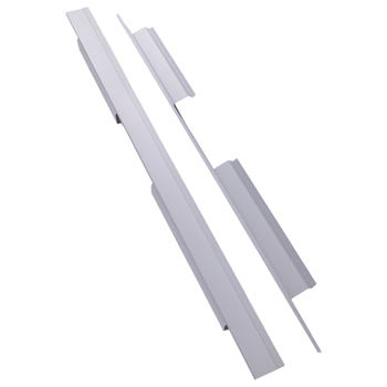 Pair Zinc-Plated Rocker Panels fit for Ford Expedition 2007-17 Steel