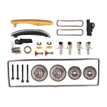 Timing Chain Kit + 4PCS VVT Solenoid fit for EXPEDITION EXPLORER FORD EDGE 3.5/ 3.7L
