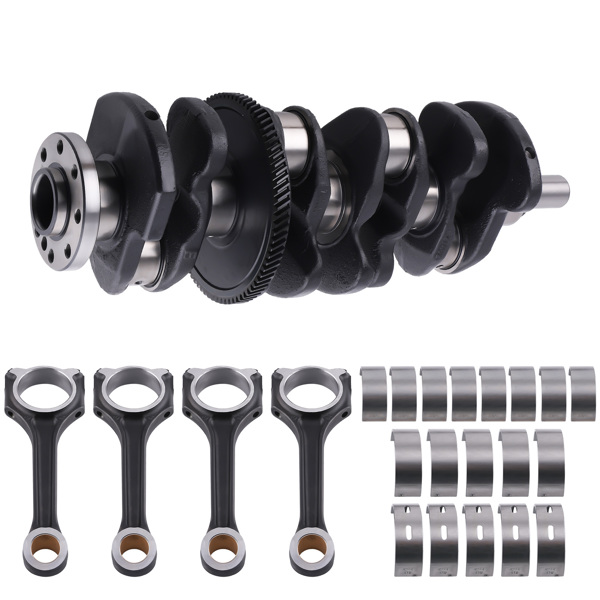 Engine Crankshaft & Con Rods & Bearing Set fit for Mercedes-Benz M274 2.0L-9