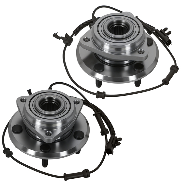 2x Front Wheel Hub & Bearing Kit fit for JEEP WRANGLER 2007-2010 HB613274 5-Bolt ABS-9