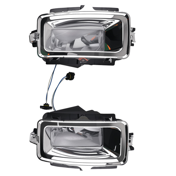 Bumper Lamps Fog Lights Left+Right Side fit for Chevy Silverado 1500 2014 2015-9