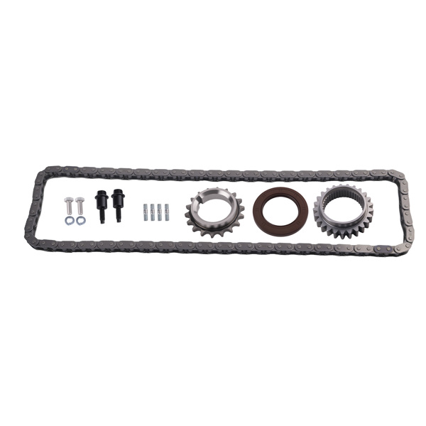 Timing Cover Chain Kit w/Steel Rail+Water&Oil Pump fit for Toyota Pickup 2.4L  85-95-8