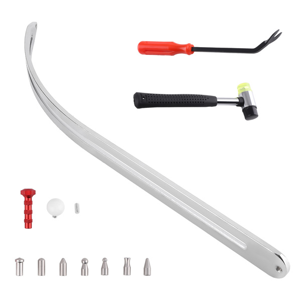 Car Fender Damage Repair Tool Flat Bar Automotive Dent Removal Kit Auto Dent-9