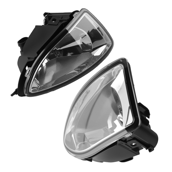 Fog Lights Set Fit fit for Honda Civic Coupe Sedan 2/4Dr 2004-05 W/Switch Bulbs Lens-4