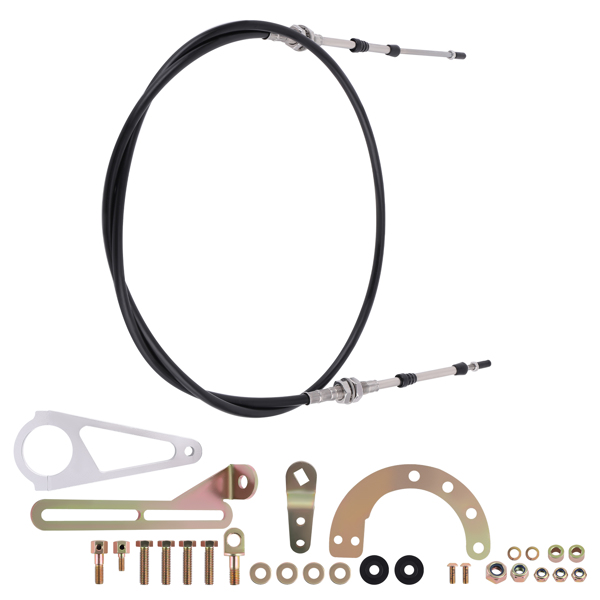 Cable Shift Linkage Kit fit for GM THM200-4R THM350 THM400 THM400-R4 LB01-ACA-1804-9