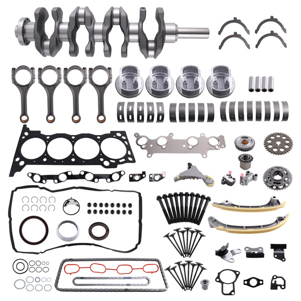 Engine Rebuild Piston Gasket Timing Kit w/ Crankshaft fit for Toyota 4Runner 2.7L-9