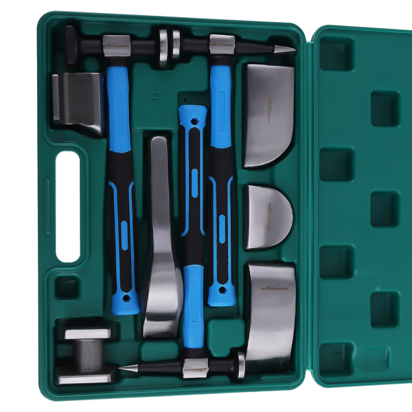 9X/Set Auto Body Panel Fender Hammer Dolly Set Sheet Metal Repair Tool Kit-6