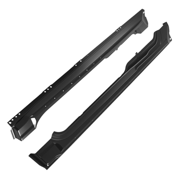 Rocker Panels fit for Ford F-150 2009-2014 Extended Cab Trucks Steel Black