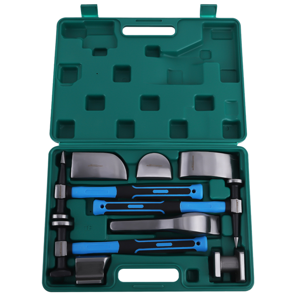 9X/Set Auto Body Panel Fender Hammer Dolly Set Sheet Metal Repair Tool Kit-1